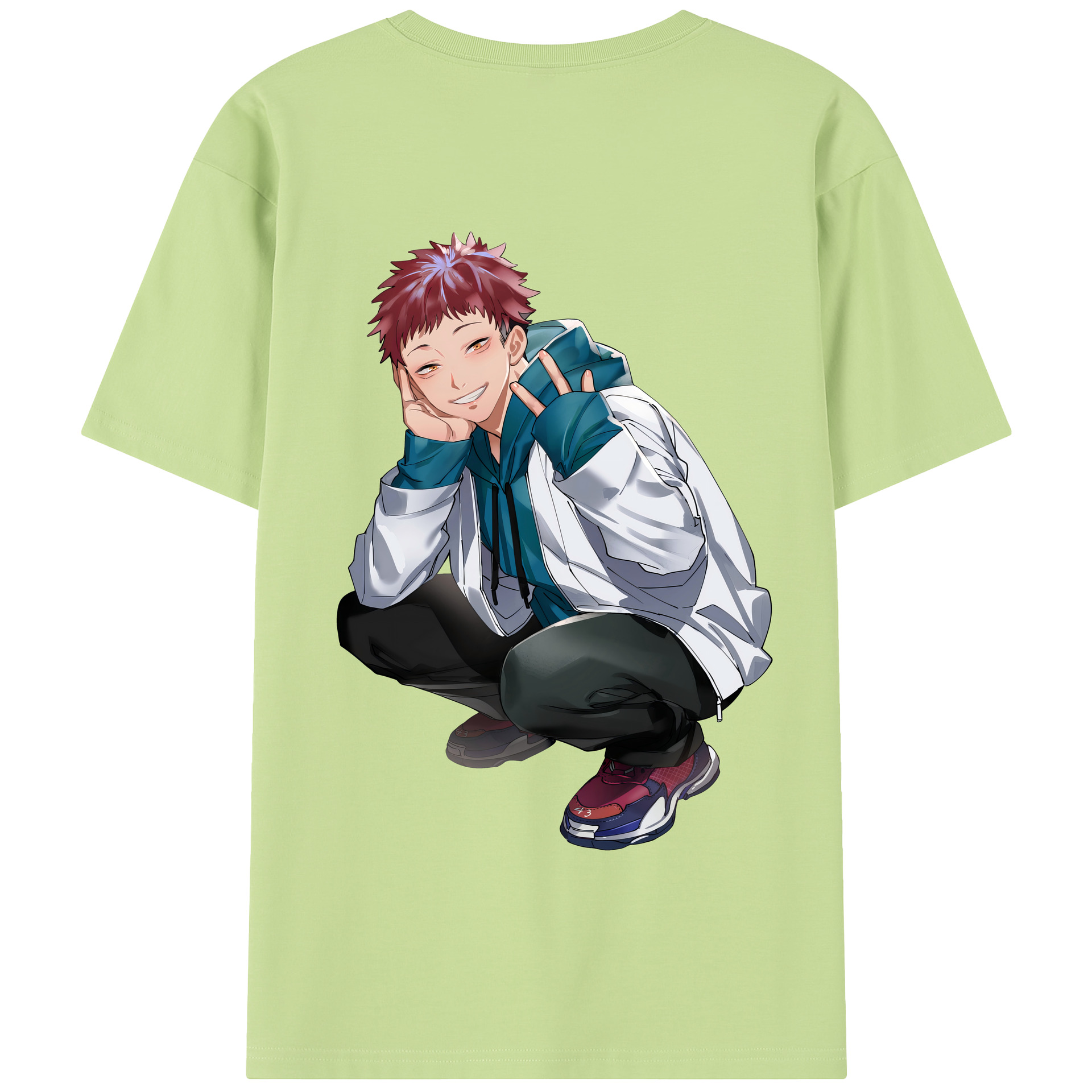 （画像用） 呪術廻戦 Jujutsu Kaisen 綿100％半袖Tシャツ（背面プリント）